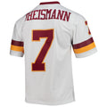 W.Football Team #7 Joe Theismann Mitchell & Ness White Fotopoulosg Legacy Replica Jersey