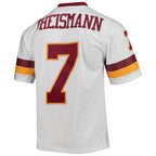 W.Football Team #7 Joe Theismann Mitchell & Ness White Fotopoulosg Legacy Replica Jersey