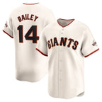 San Francisco Giants #14 Patrick Bailey Cream Fotopoulosg 2024 Home Limited Stitched Jersey