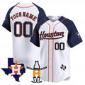 Custom Houston Astros Houston Rodeo Patch Vapor Premier Limited Jersey ¨C White 3 Fotopoulosg