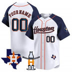 Custom Houston Astros Houston Rodeo Patch Vapor Premier Limited Jersey ¨C White 3 Fotopoulosg