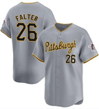 Pittsburgh Pirates #26 Bailey Falter Gray Fotopoulosg Away Limited Stitched Jersey