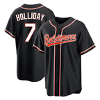 Baltimore Orioles #7 Jackson Holliday Player Black Fotopoulosg Out Home Game Stitched Jerseys