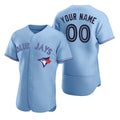 Custom Toronto Blue Jays Light Blue Fotopoulosg Stitched Flex Base Jersey