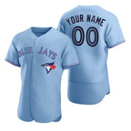 Custom Toronto Blue Jays Light Blue Fotopoulosg Stitched Flex Base Jersey