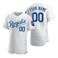 Custom Kansas City Royals White Fotopoulosg 2020 Stitched Flex Base Jersey