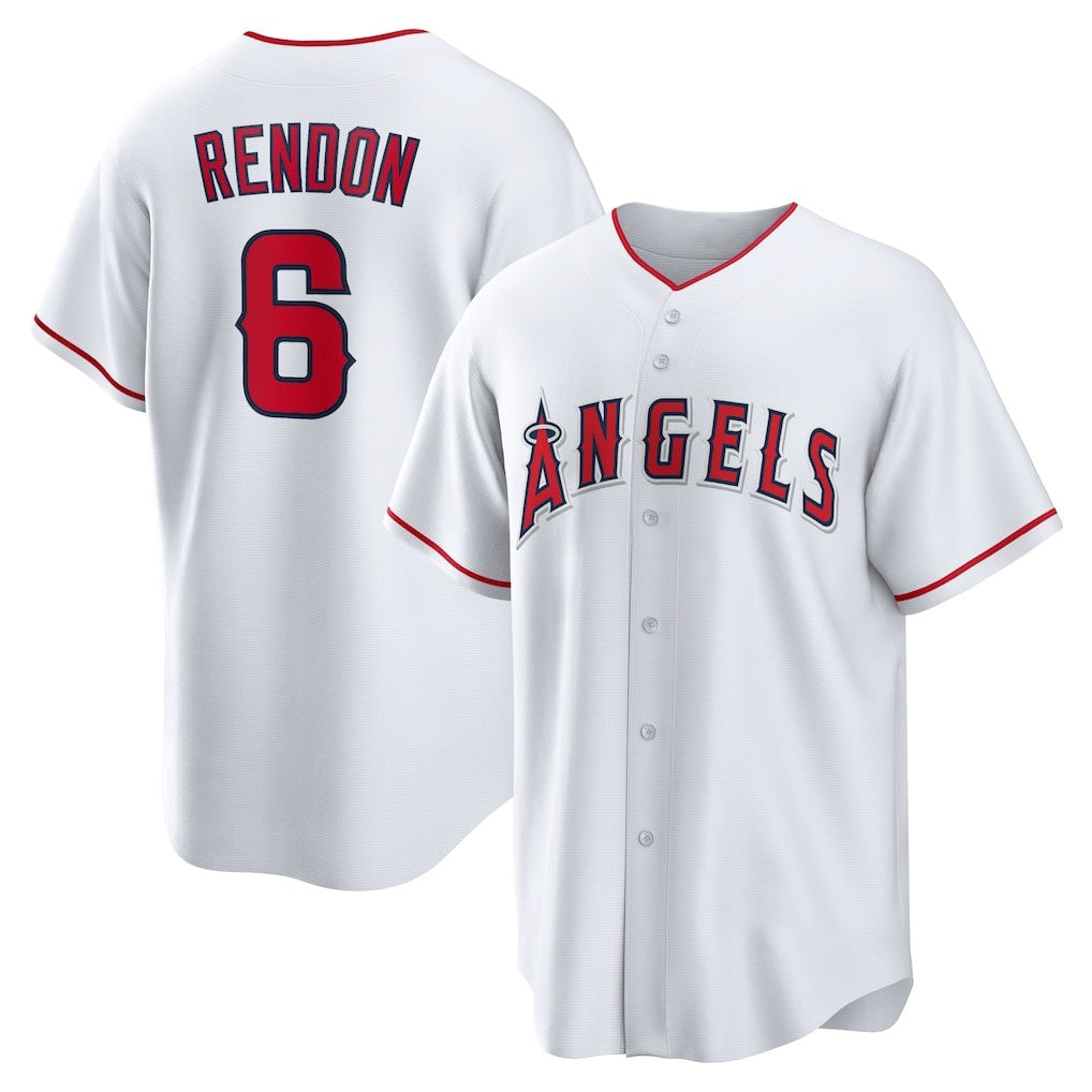 Los Angeles Angels #6 Anthony Rendon White Fotopoulosg Home Replica Player Name Jersey