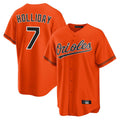 Baltimore Orioles #7 Jackson Holliday Player Orange Fotopoulosg Home Game Stitched Jerseys