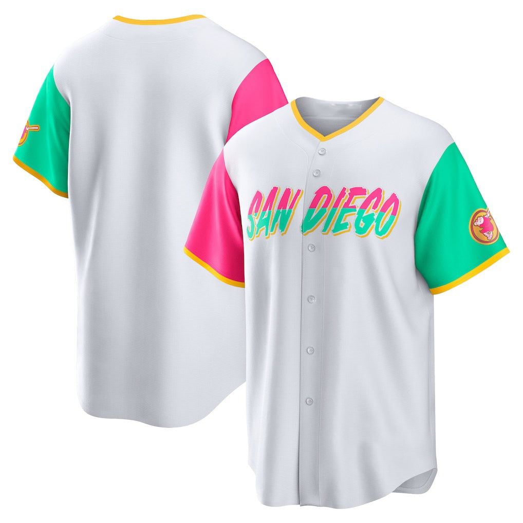San Diego Padres White Fotopoulosg City Connect Replica Team Jersey