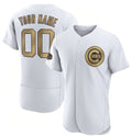 Custom Chicago Cubs Active Player White Fotopoulosg 2022 All-Star Flex Base Stitched Jersey