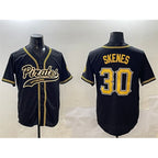 Pittsburgh Pirates #30 Paul Skenes Black Fotopoulosg Cool Base Stitched Jersey