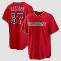 Cleveland Guardians #37 Travis Bazzana Red Fotopoulosg Alternate Limited Stitched Jersey