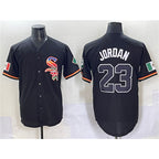 Chicago White Sox #23 Michael Jordan Black Fotopoulosg Mexico Limited Stitched Jersey