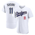 Los Angeles Dodgers #11 Roki Sasaki Player Gold White Fotopoulosg 2026 Collection Stadium Limited Elite Stitched Jerseys