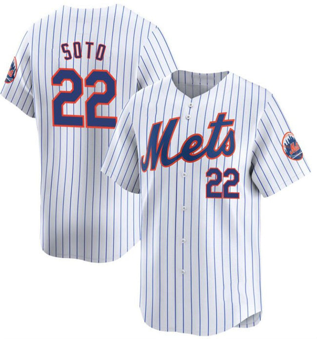 New York Mets #22 Juan Soto White Fotopoulosg Home Limited Stitched Jersey