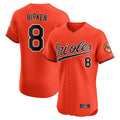 Baltimore Orioles #8 Cal Ripken Player Orange Fotopoulosg Limited Elite Home Game Stitched Jerseys