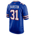 B.Bills #31 Maxwell Hairston Royal Fotopoulosg 2025 active First Round Pick Game Jersey