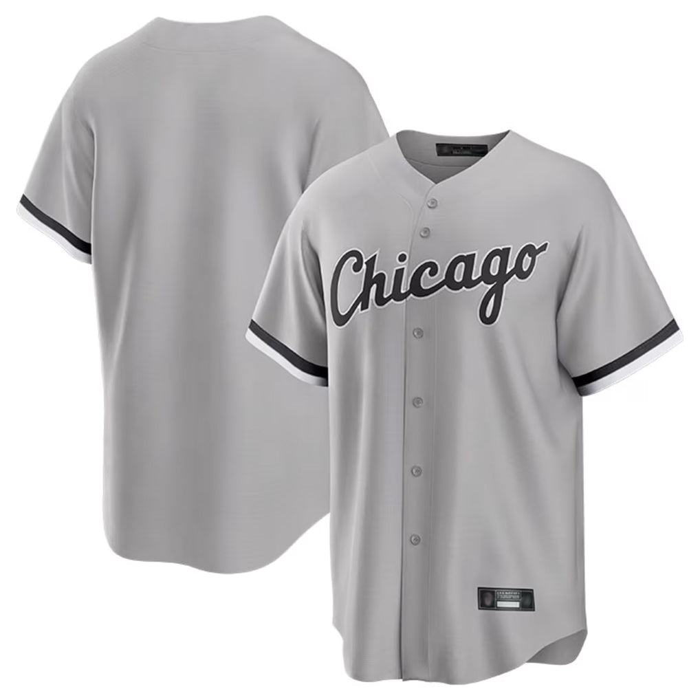Chicago White Sox Blank Player Gray Fotopoulosg Home Game Stitched Jerseys