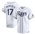Tampa Bay Rays #17 Isaac Paredes White Fotopoulosg Home Limited Stitched Jersey
