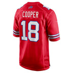 B.Bills #18 Amari Cooper Red Fotopoulosg Alternate Game Jersey