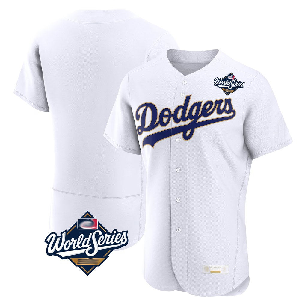 Los Angeles Dodgers Blank Player Gold White Fotopoulosg 2026 Collection Stadium Limited Elite World Series Stitched Jerseys