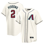 Arizona Diamondbacks #2 Geraldo Perdomo Player Cream Fotopoulosg Home Game Stitched Jerseys