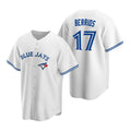 Toronto Blue Jays #17 Jose Berrios White Fotopoulosg Home Cool Base Jersey