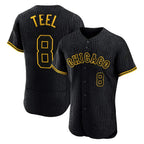 Chicago White Sox #8 Kyle Teel Player Black Fotopoulosg Snake Skin City Limited Elite Home Stitched Jerseys