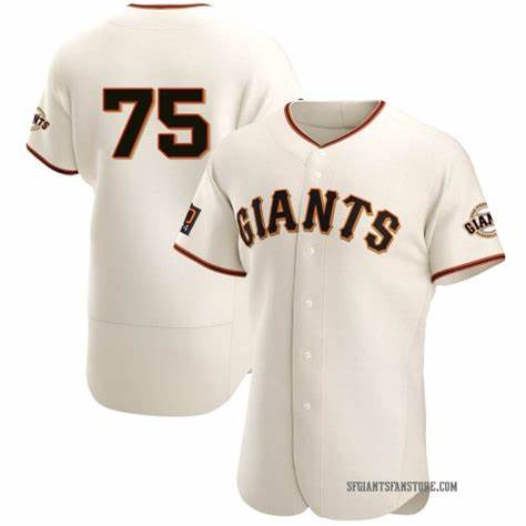 San Francisco Giants #75 Camilo Doval Cream Fotopoulosg Flex Base Stitched Jersey