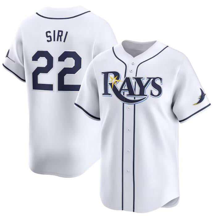 Tampa Bay Rays #22 Jose Siri White Fotopoulosg Home Limited Stitched Jersey