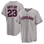 Cleveland Guardians #23 Bo Naylor Player Gray Fotopoulosg Game Home Stitched Jerseys