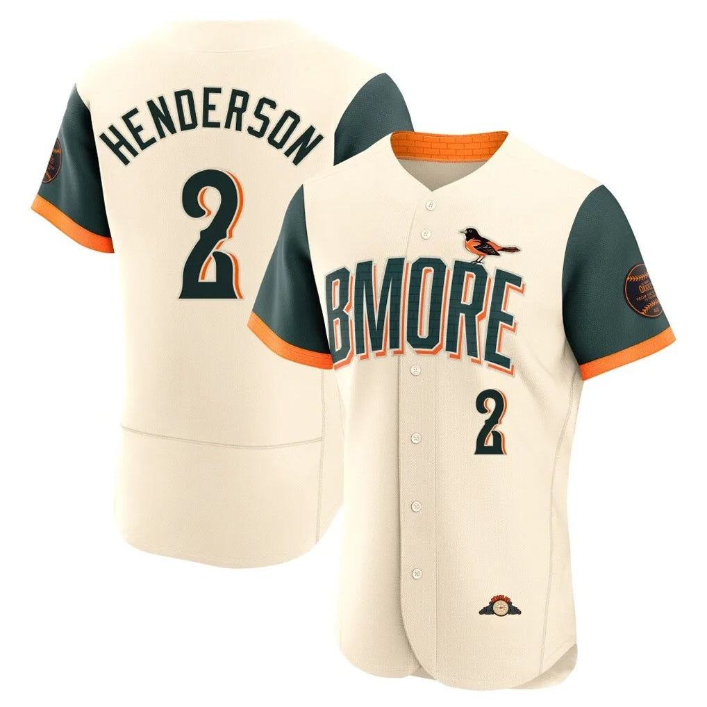 Baltimore Orioles #2 Gunnar Henderson Player Cream Fotopoulosg 2026 City Connect Limited Elite Home Game Stitched Jerseys