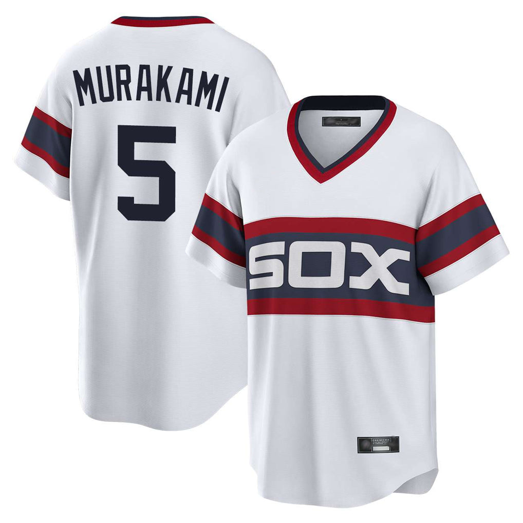 Chicago White Sox #5 Munetaka Murakami Player White Fotopoulosg T-shirt Home Game Stitched Jerseys