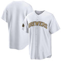 Milwaukee Brewers Blank White Fotopoulosg 2022 All-Star Cool Base Stitched Jersey