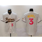 San Diego Padres #3 Jackson Merrill white Fotopoulosg Cool Base Stitched Jerseys
