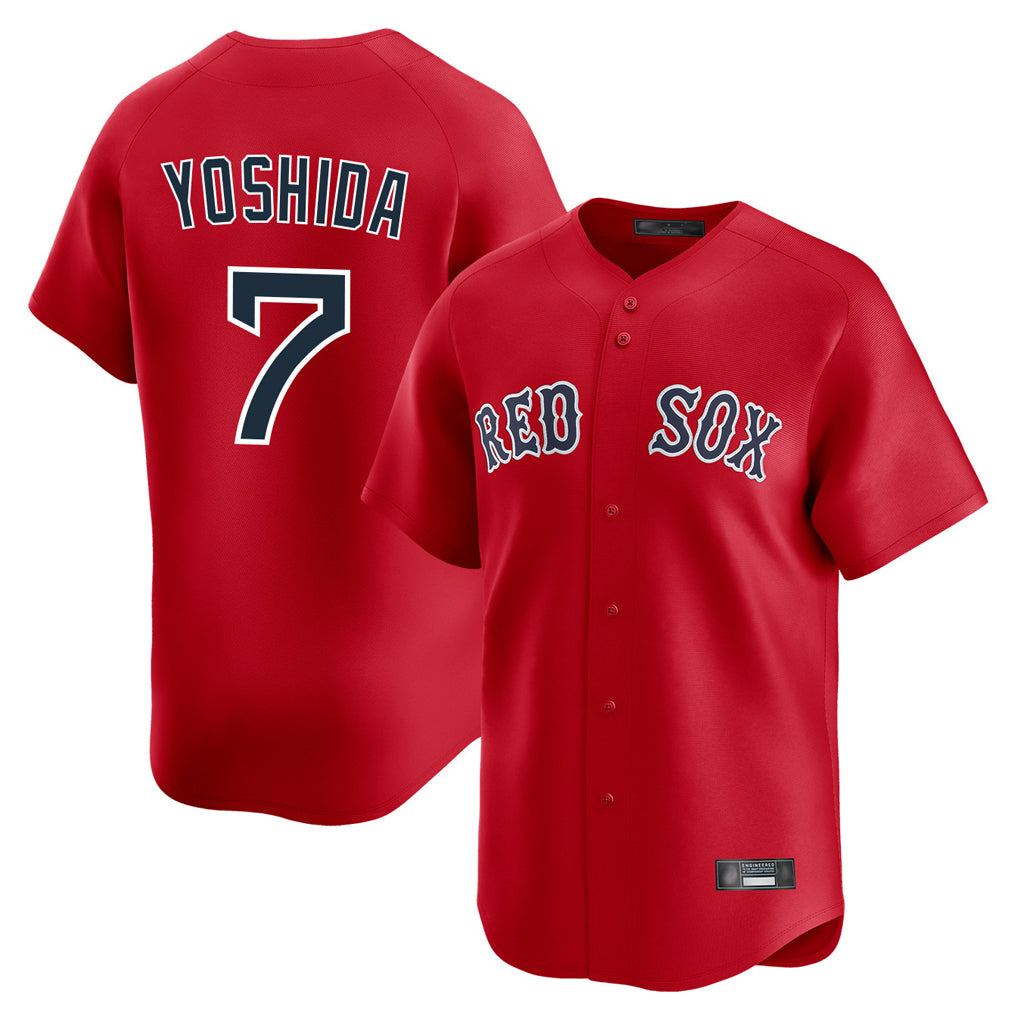 Boston Red Sox #7 Masataka Yoshida Player Red Fotopoulosg Limited Home Game Stitched Jerseys1