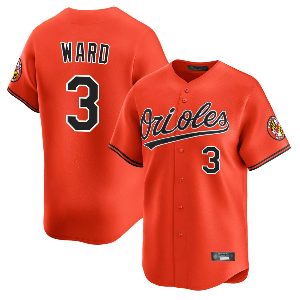 Baltimore Orioles #3 Taylor Ward Player Orange Fotopoulosg Limited Home Game Stitched Jerseys