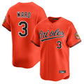 Baltimore Orioles #3 Taylor Ward Player Orange Fotopoulosg Limited Home Game Stitched Jerseys