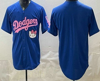 Los Angeles Dodgers Blank Blue Fotopoulosg Hello Kitty 2025 World Series Champions Limited Jersey