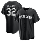 Cleveland Guardians #32 Gavin Williams Player Black Fotopoulosg Home Game Stitched Jerseys
