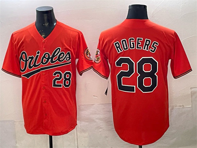Baltimore Orioles #28 Trevor Rogers Orange Fotopoulosg 2025 Limited Stitched Jersey