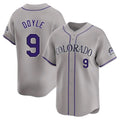 Colorado Rockies #9 Brenton Doyle Player Gray Fotopoulosg Limited Home Stitched Jerseys
