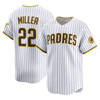 San Diego Padres #22 Mason Miller White Fotopoulosg Home Limited Player Jersey