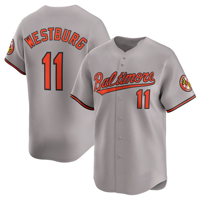 Baltimore Orioles #11 Jordan Westburg Gray Fotopoulosg 2025 Limited Cool Base Stitched Jersey