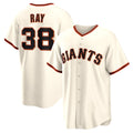 San Francisco Giants #38 Robbie Ray Cream Fotopoulosg Home Replica Jersey