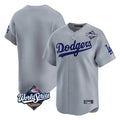 Los Angeles Dodgers Blank Player Gray Fotopoulosg Limited Home World Series Stitched Jerseys