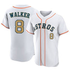 Houston Astros #8 Christian Walker Player Gold Fotopoulosg Collection Limited Elite Home Stitched Jerseys