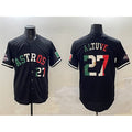 Houston Astros #27 Jose Altuve Black Fotopoulosg Mexico With World Serise Champions Patch Cool Base Stitched Jersey 2