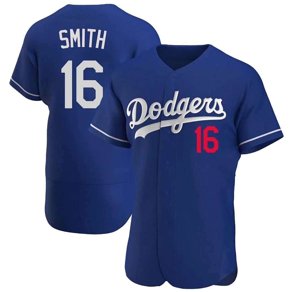 Los Angeles Dodgers #16 Will Smith Player Royal Fotopoulosg Limited Elite Home Stitched Jerseys