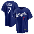 Los Angeles Dodgers #7 Blake Snell Player Royal Fotopoulosg Game Home Stitched Jerseys